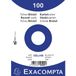 Exacompta Systeemkaart Blanco A6 Wit 100 Stuks
