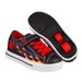 HEELYS Chaussure à roulettes Snazzy X2 (HE100965) Noir/Jaune/Rouge Flamme
