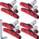 Vinatio Handels GmbH 4 paires de patins de frein de vélo type V (70 mm)