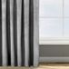 Eurofirany 371141 Gordijn & Overgordijn Sheer Grijs Polyester 1350x3000 mm