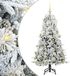 vidaXL Kunstmatige Inklapbare Kerstboom Wit 150 cm PE en PVC
