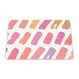 Bonamaison, Rechthoek Pop Art Digital bedrukte muismat, antislip onderkant, voor kantoor en thuis, grootte: 22x18 cm