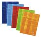 Clairefontaine 3311C Pak met 10 Geniete Schriften - 24x32 cm - 48 Pagina's Grote Ruitjes - Wit Papier 90 g - Omslag Gecoat Karton - Willekeurige Kleuren