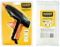 HARDY Hot Melt Lijmpistool 65W - Met 10 Lijmsticks - DIY