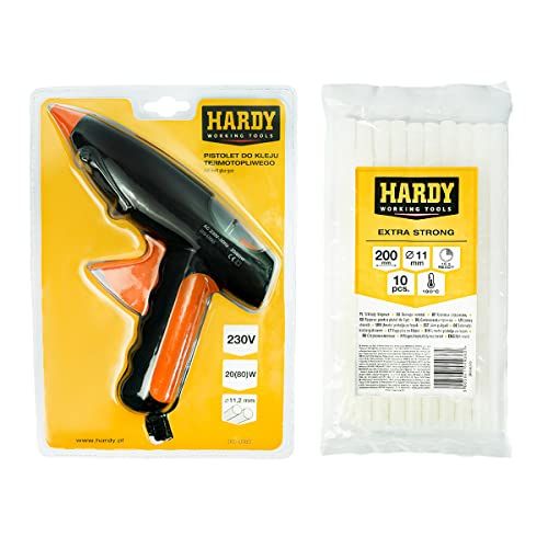 HARDY Hot Melt Lijmpistool 65W - Met 10 Lijmsticks - DIY