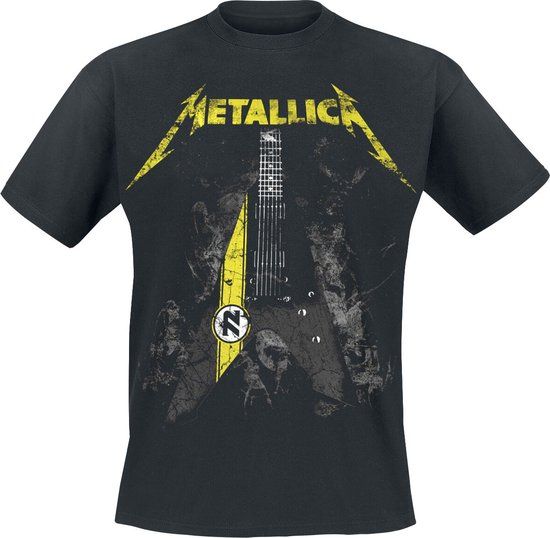 Metallica Hetfield Vulture Unisex T-shirt - Zwart - 5XL