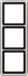 Jung CD583PT Afdekking Frame 3-voudig Platina