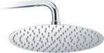 Merkloos Relaxdays douchekop regendouche - rond - 300 mm - rvs - hoogglans met spiegeleffect - 1/2 inch - zilver