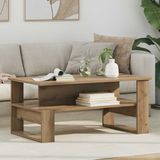 vidaXL Table basse Artisan Chêne 90 x 50 x 40 cm Bois traité