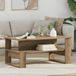 vidaXL Salontafel Artisan Eiken 90 x 50 x 40 cm Bewerkt Hout