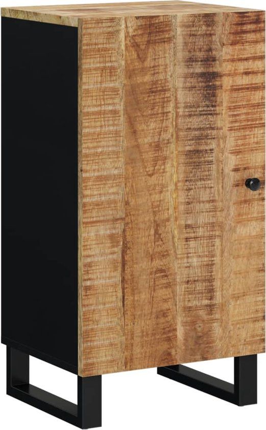vidaXL Dressoir met deur 40x31x75 cm massief mangohout