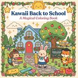 Kawaii Back to School: A Magical Coloring Book for Kids