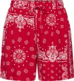 ONLY - ONLMURA AMBEL PULL UP BAND SHORTS WVN - Meisjes - Bermuda shorts - M - Viscose - Racing Red