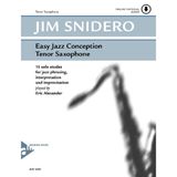 Easy Schott Music Easy Jazz Conception Tenor Saxophone