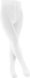 FALKE Family dun eenkleurig katoen panty kinderen wit - maat 122-128