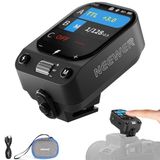 NEEWER QZ-C Trigger Flash Wireless TTL 2.4G Compatibel met Canon R6 R5 6D Mark II camera, flitszender met OLED-hot-shoe touchscreen, HSS 1/8000s, batterij 1000mAh/TCM schakelaar