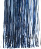 Decoris kerstboom folie slieren - 1x zakje - 40 x 50 cm - tinsel - donkerblauw - kerstboomversiering