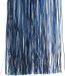 Decoris kerstboom folie slieren - 1x zakje - 40 x 50 cm - tinsel - donkerblauw - kerstboomversiering