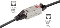 LogiLink Netwerkkabel Koppelstuk Cat.6A Afgeschermd RJ45 naar RJ45