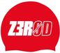 Z3R0D Bonnet de bain Armada Red Silicone Unisexe Natation Taille Unique