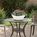 Prolenta Maison Exclusive - Set van 5 plantenbakken voor de tuin, wit, 35 x 35 x 15 cm
