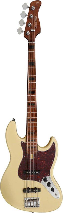 Sire Marcus Miller V5-4 Alder Vintage White elektrische basgitaar