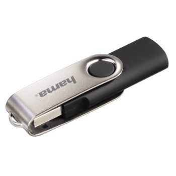 Hama Rotate USB-stick - 8GB - Zwart/Zilver