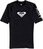 Roxy Whole Hearted Rashguard Korte Mouwen Dames - anthracite L - 2020