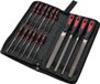 Draper Tools Naaldvijl Set - 16-delig - Staal - Rood