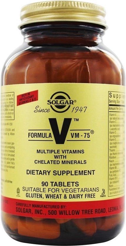 Solgar VM-75 Formula 90 Tablets