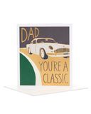 UK Greetings Verjaardagskaart voor papa - autoontwerp met goudfolie - uit de Camden-collectie