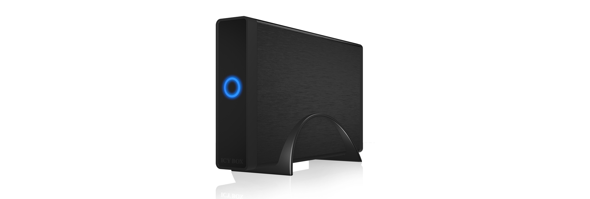 ICY BOX IB-377-C31 - Behuizing voor opslagstations - Zwart