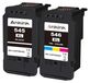 Canon Cartouches d'encre 545XL, 546XL, pack de 2, adapté aux imprimantes Canon