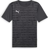 PUMA individualRISE Graphic Jersey Heren Sportshirt - Asphalt - Maat S