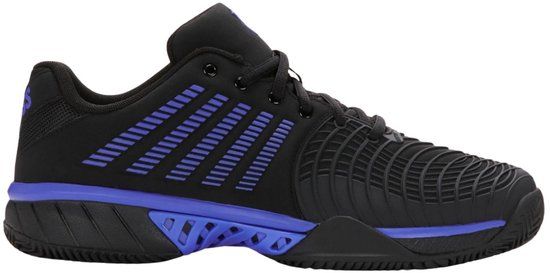 K-Swiss Express Light 3 Clay Heren Tennisschoen - Zwart/Blauw - Maat 40