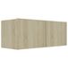 Sonoma Eiken meuble TV 80x30x30 cm Bois traité