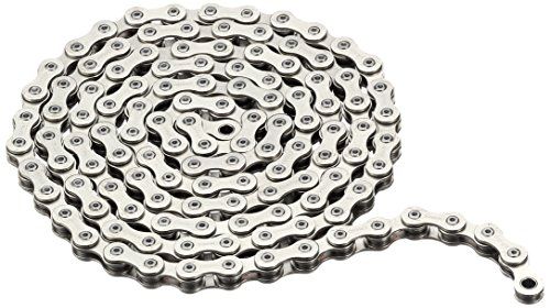 Connex E-bike ketting 7E8, versterkte uitvoering 124 schakels, zilver, één maat