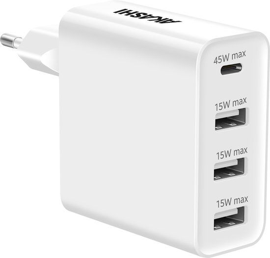 Altadif ALTACPD31USB45W oplader voor mobiele apparatuur Universeel Zwart AC