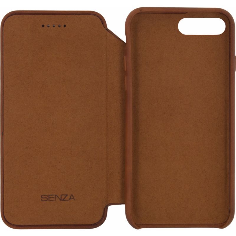 Senza Desire Skinny Leather Wallet Apple iPhone 7 Plus/8 Plus Book Case B