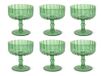 H&h set 6 coppe margaret verde cl37