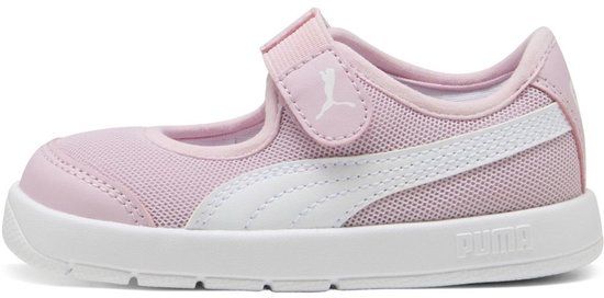 Puma Kinder Schuhe Mid Courtflex v3 Lina V Inf 400579 Rose Mauve-Puma White-27