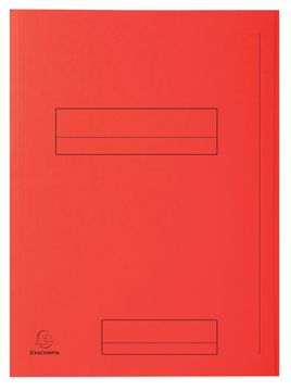 Exacompta Jura 250 - Dossiermap - 2 kleppen - rood