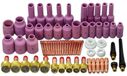 Merkloos TIG Jumbo Gas Lens en Collet Set voor WP 17 18 26 TIG Lasers 67pcs