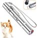 Merkloos / Sans marque Goodies and Living Groothandel Laser Pointer - Laserlampje - Katten Laserpen - Kattenspeeltjes - 7 Verschillende Standen - Met draagkoord - USB Oplaadbaar - RVS - Zilver