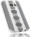 mumbi Hoes compatibel met Samsung Galaxy S7 telefoonhoes telefoonhoes met motief cirkels, transparant wit