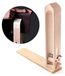 Pince à coudre, fabriquée en bois et en cuir – Pince à coudre manuelle, 1 pièce