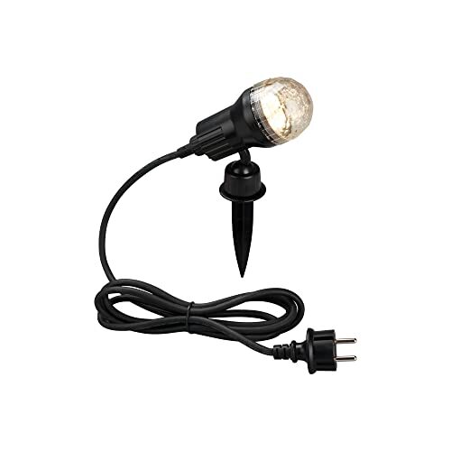 Briloner - Buitenlamp, buitenlamp, grondspies, wandlamp, zwenkbaar en draaibaar, GU10, IP44, 3 watt, 250 lumen, 3000 Kelvin, 110 x 195 x 95 mm (L x H x D)