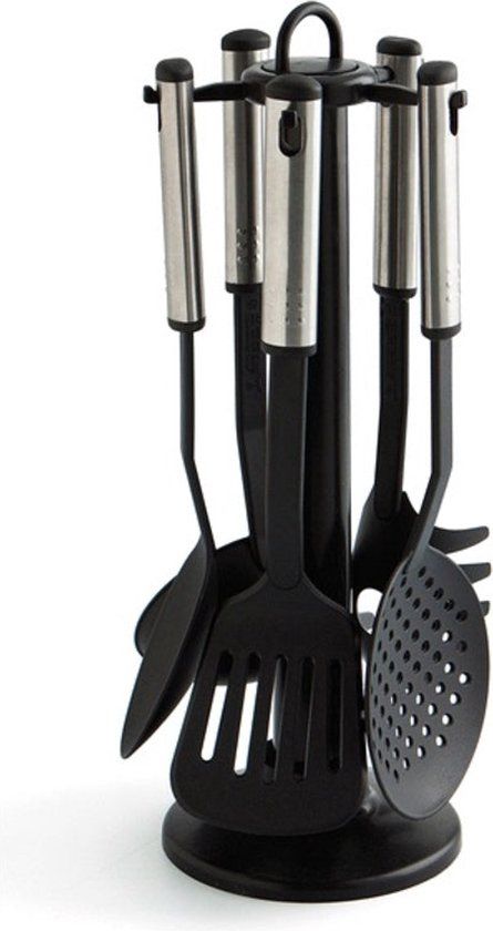 Quid Cambria Keukengerei Set - 5 stuks - Nylon - Zwart