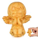 Ange en bois comme symbole de protection