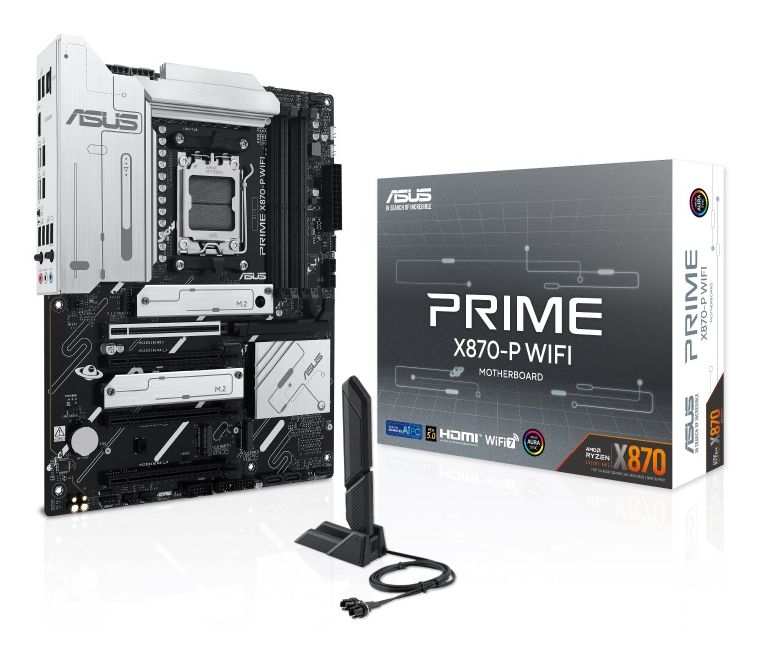 ASUS PRIME X870-PLUS WIFI - Moederbord - Socket AM5 - DDR5 - ATX